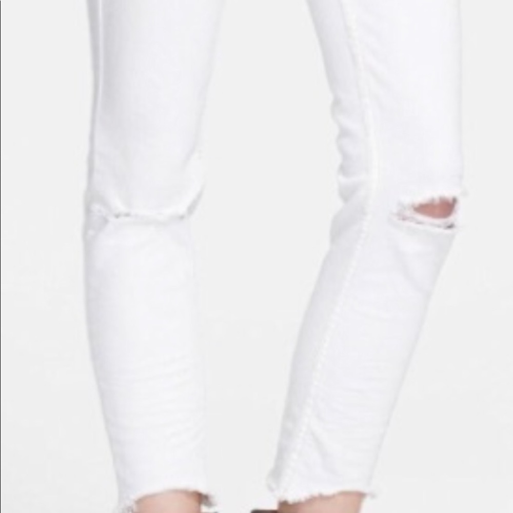Free People white denim